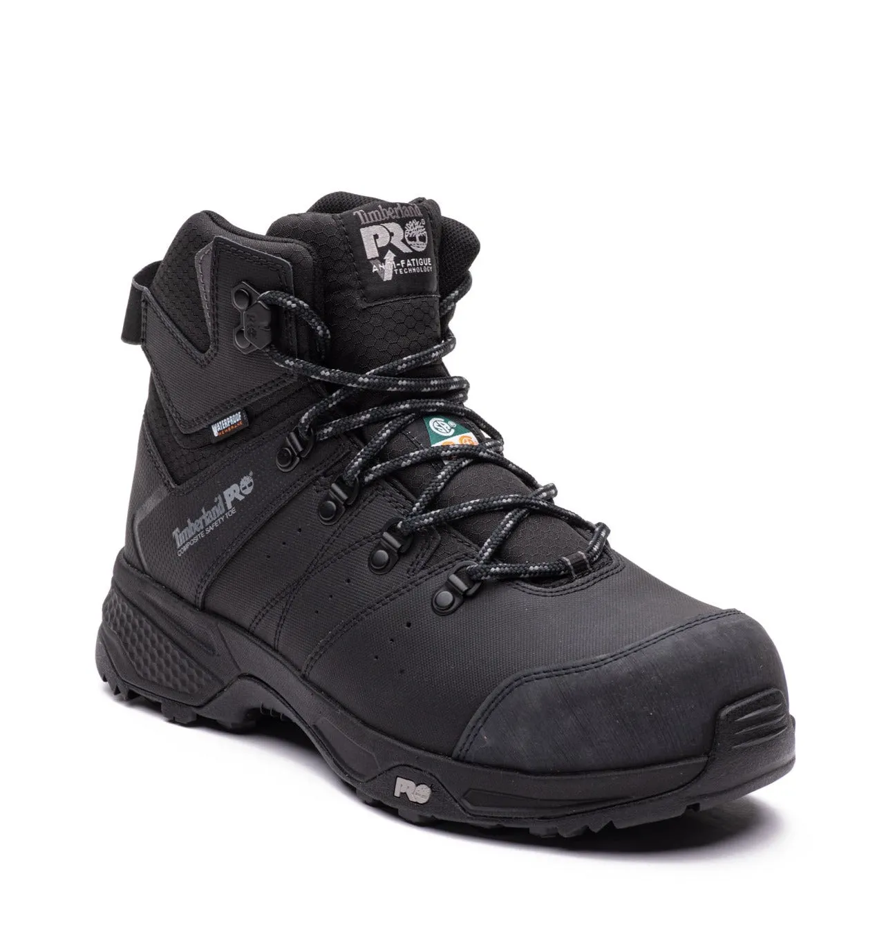 Anti-Slip Fit Switchback Men's 6" Composite Toe Work Boots A2CB8