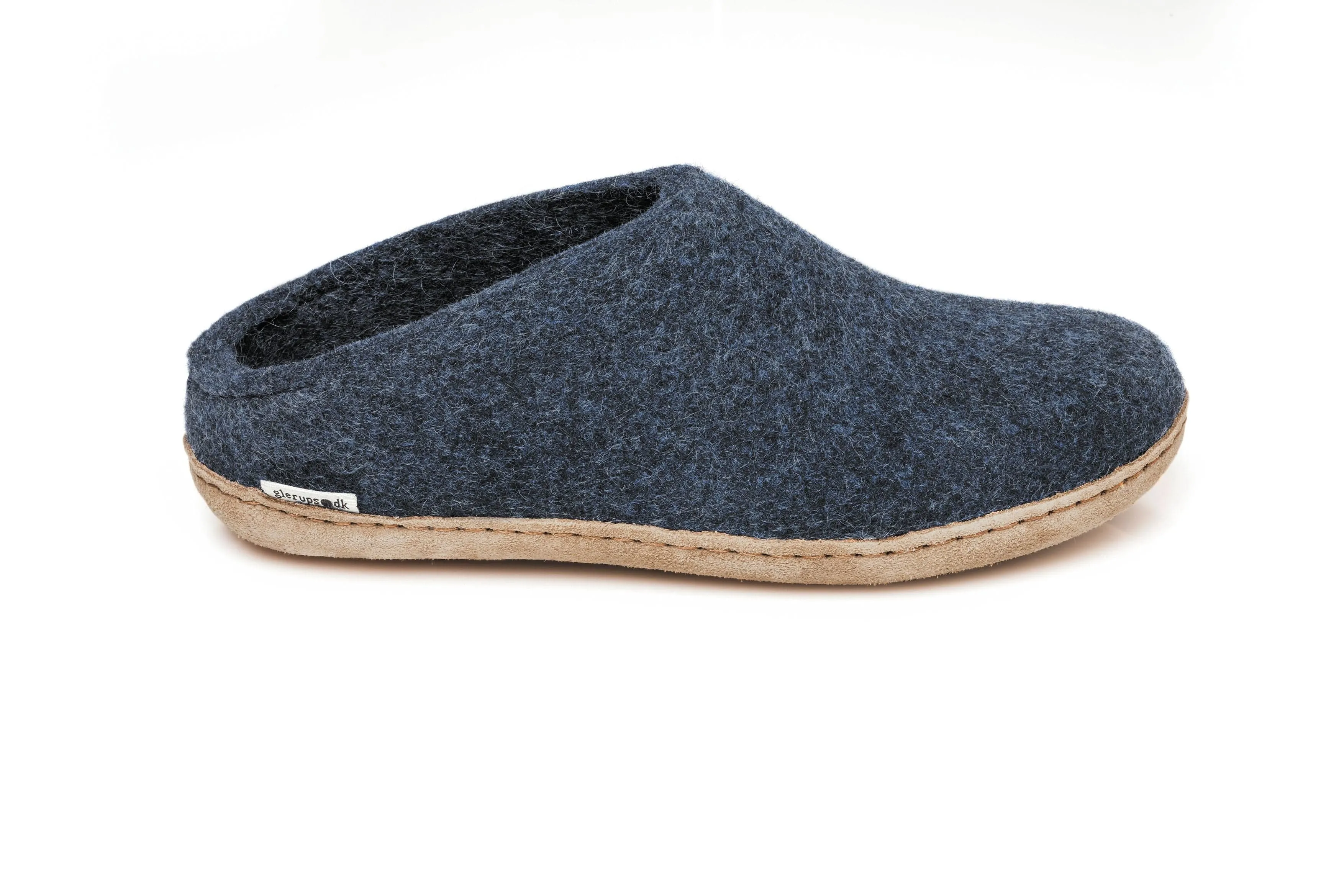 Soft Sandal Fit Glerups Slippers: Slip-on, Denim, Leather B-10-00