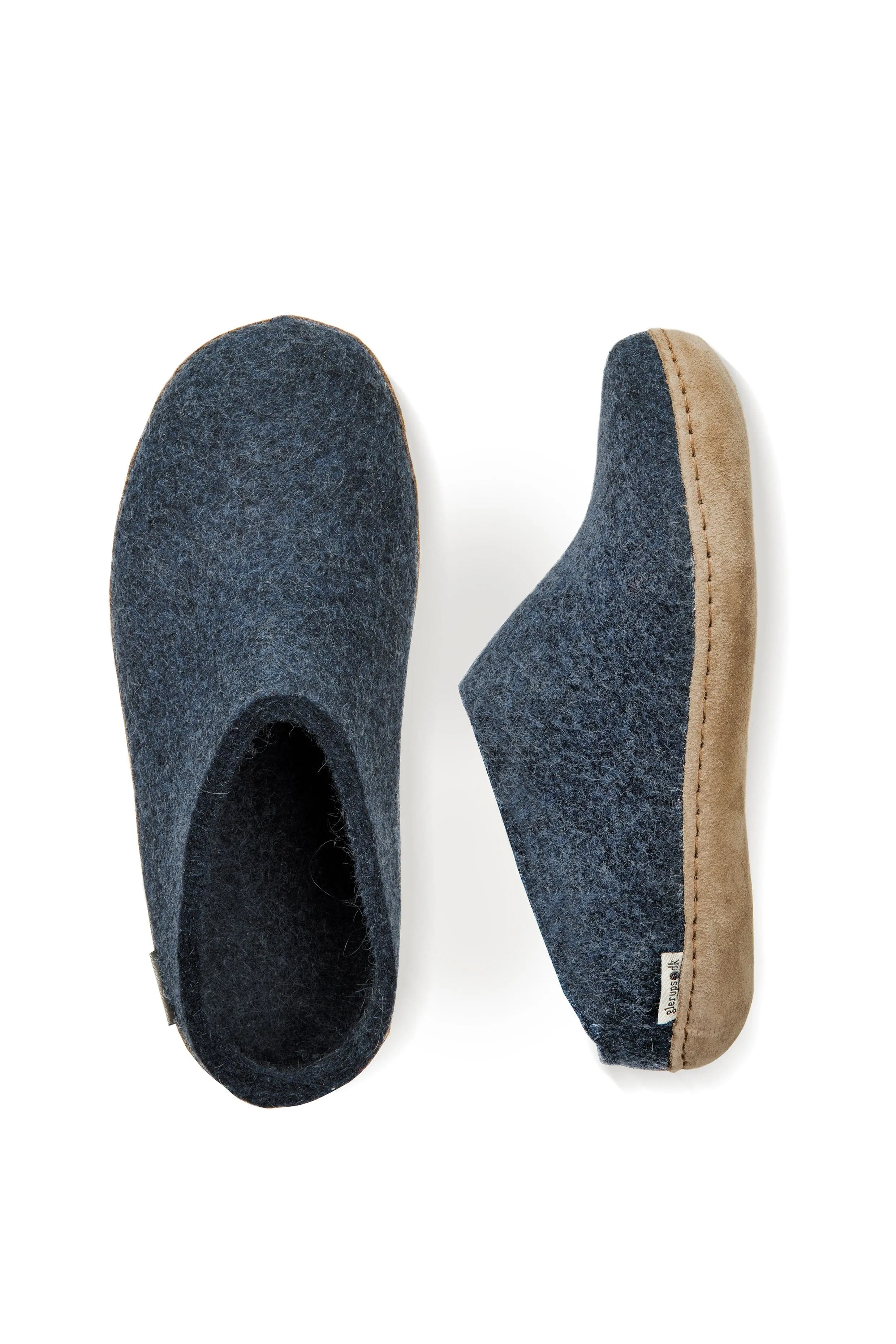 strap on mesh material Glerups Slippers: Slip-on, Denim, Leather B-10-00