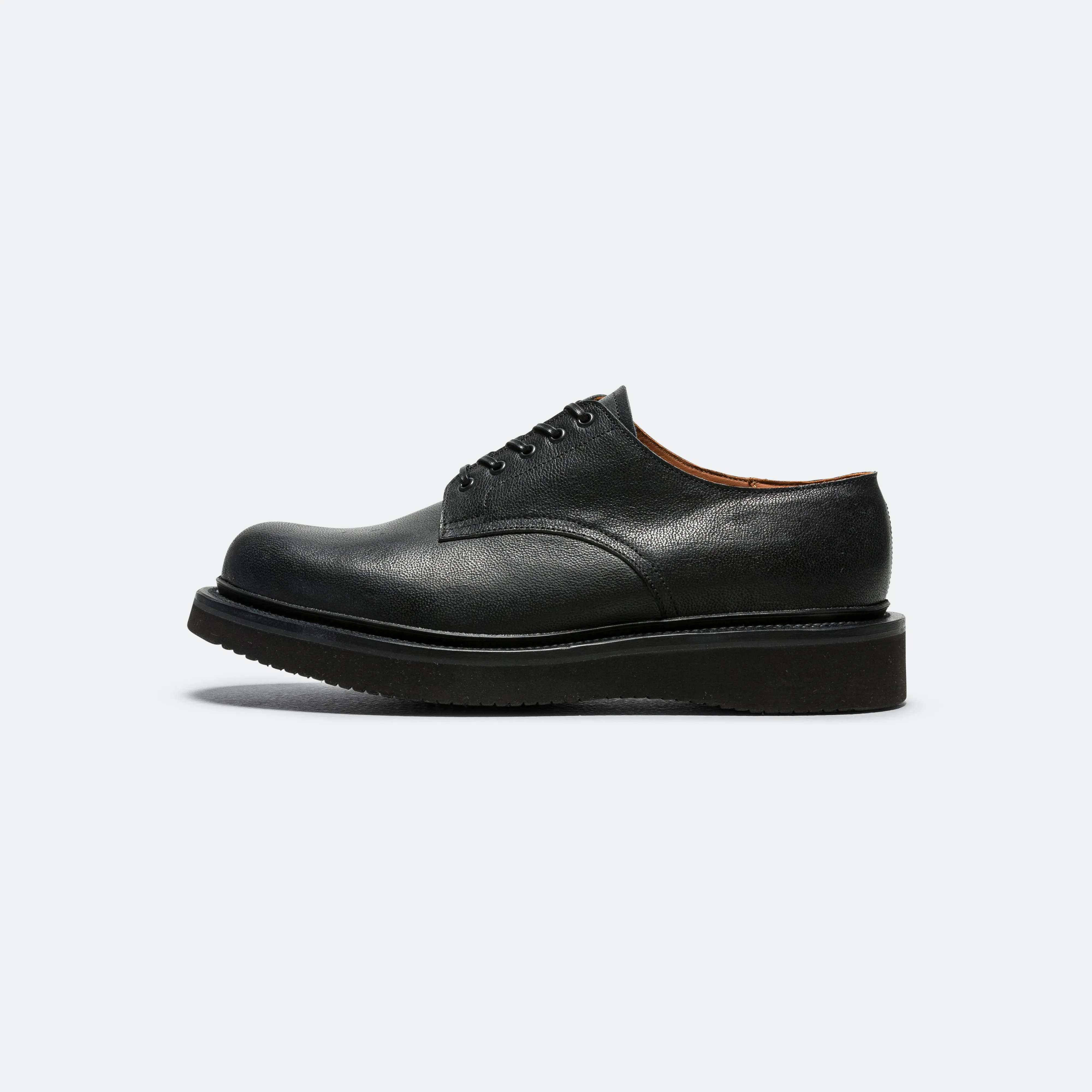 Rockland Blucher by UP THERE - Waxed Camel Nero Supportive