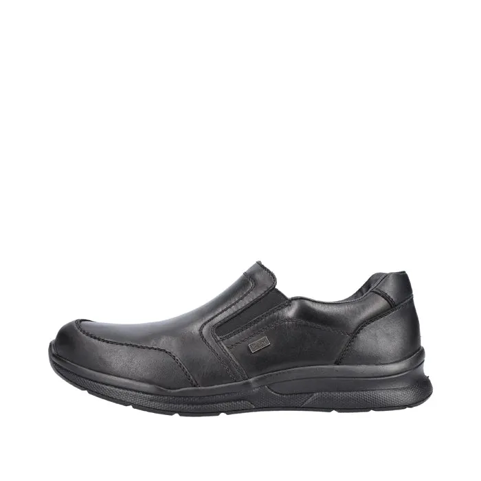 Mens Rieker Turin in Black/Black Practical Comfort Shoes