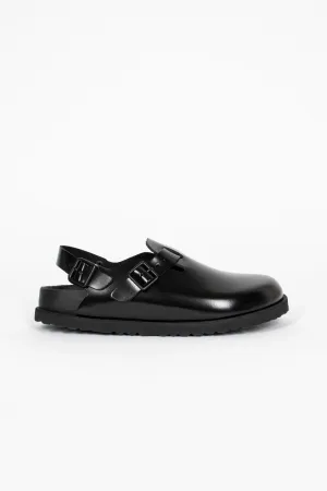 Quiet Chic Tokio Leather Sandal Black