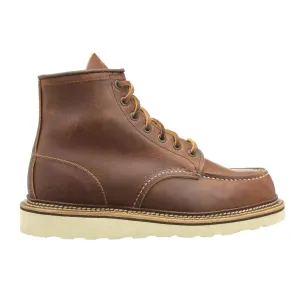 Stable Support Remote Hiking Cushioned Step Trail Exploration Red Wing Men's 6-Inch Classic Moc 1907 Copper Rough & Tough