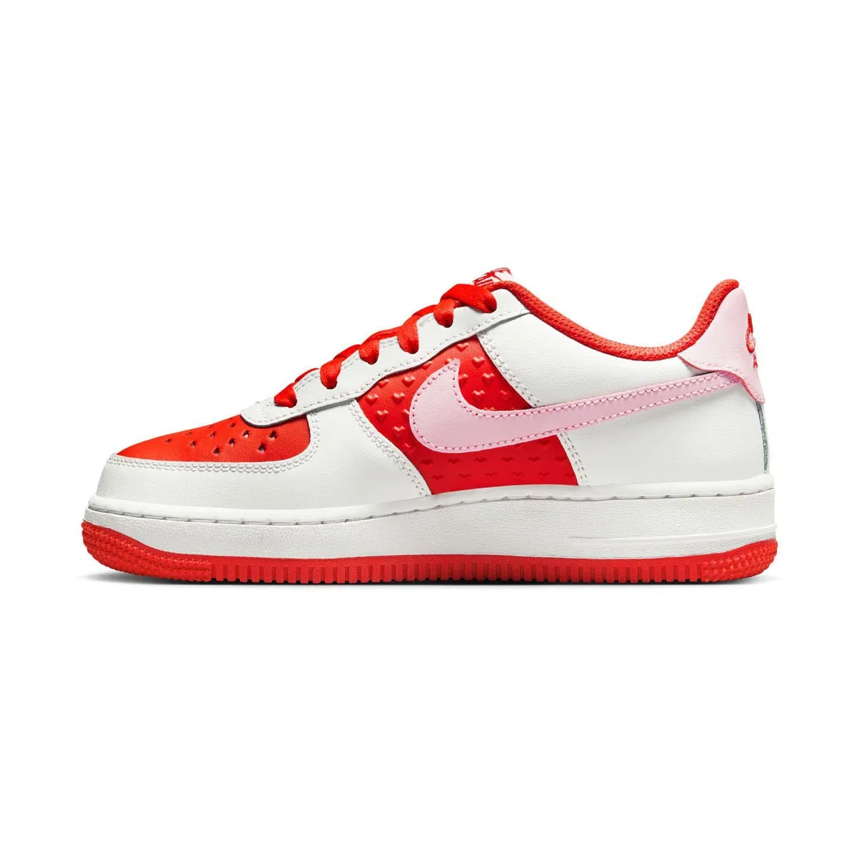 Nike Air Force 1 'Valentine's Day' Big Kids' Shoes Garden Walk Lift Up