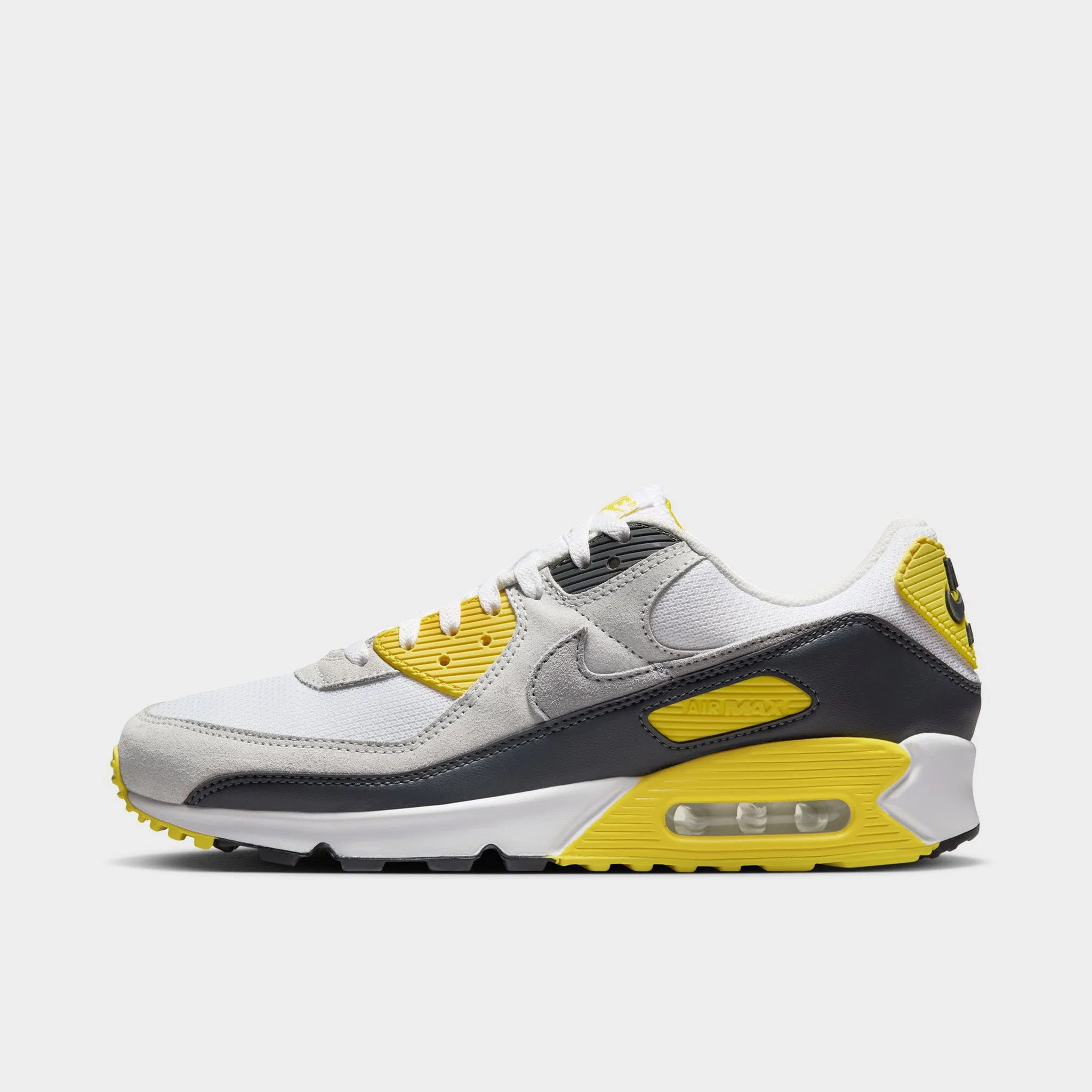 single beachgoers' shoes Nike Air Max 90 White / Light Smoke Grey - Lightening