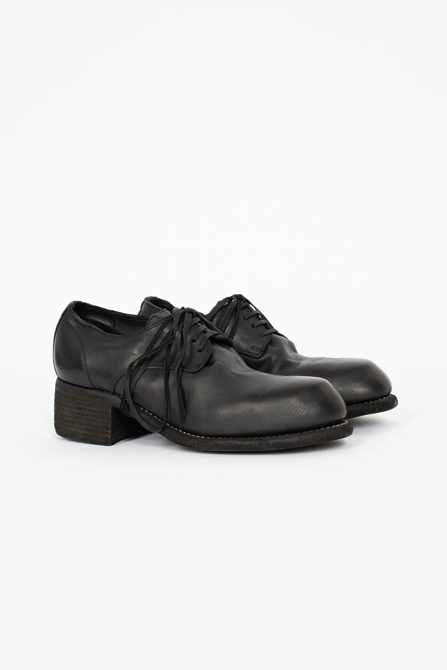 Outdoor Freedom NB02 Chunky Heel Derby BLKT