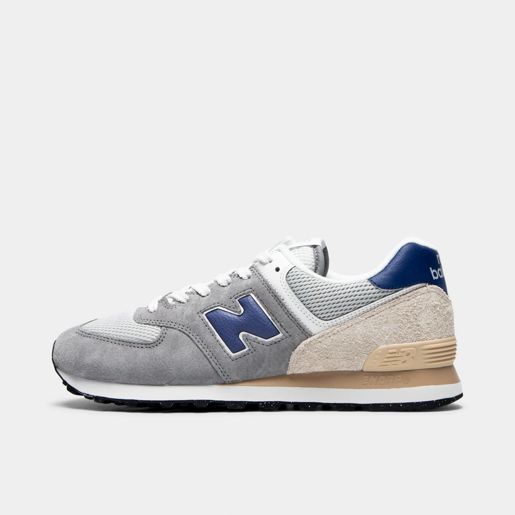 New Balance 574 Slate Grey / Raincloud foam - sole - feature shoes flexibility - enhancing shoes