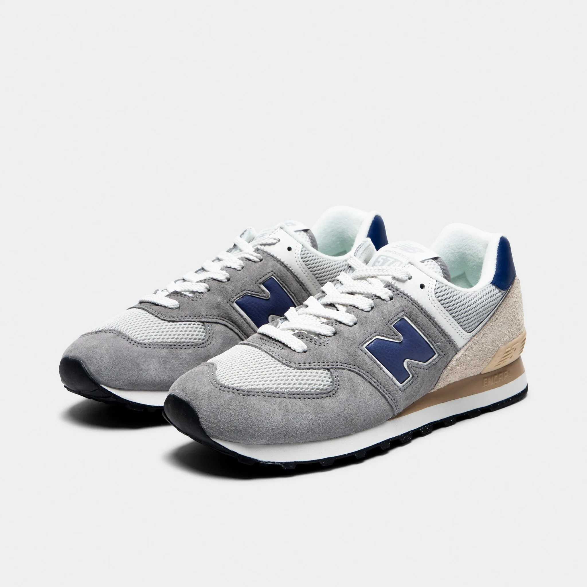 New Balance 574 Slate Grey / Raincloud cloudy - day shoes running competitions