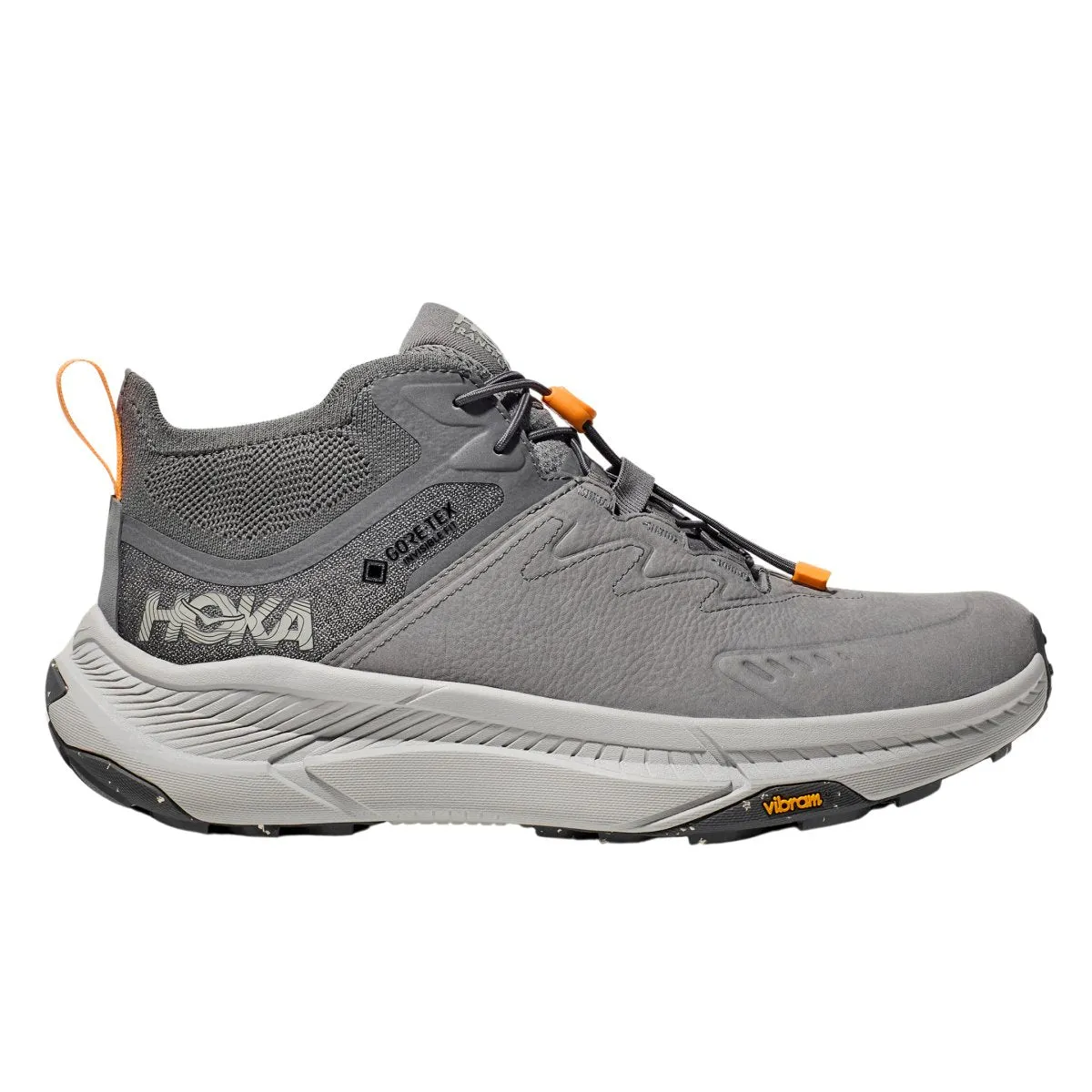 Breathable Rough Trail Hiker Work Hoka One One Men's Transport Chukka GTX Grey