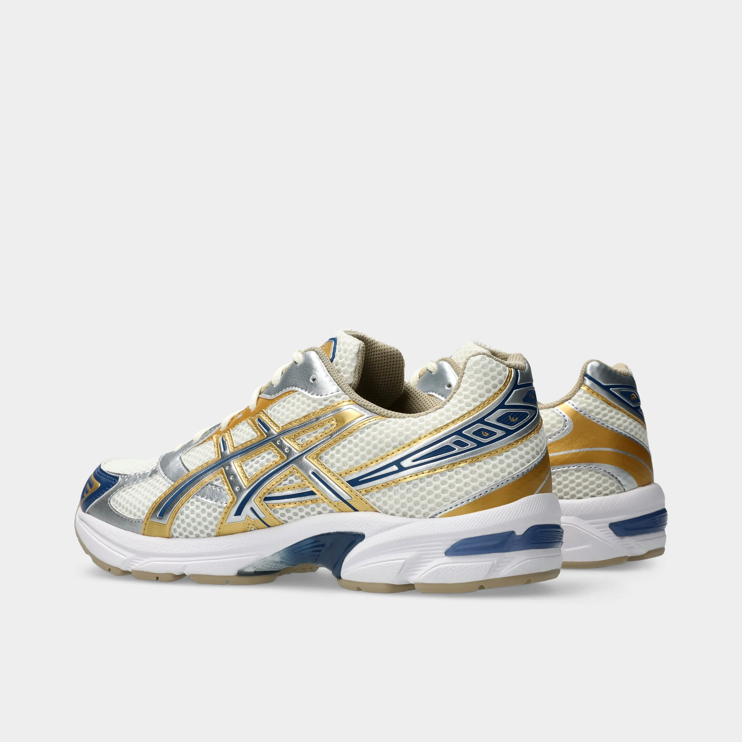 Asics GEL-1130 Cream / Pure Silver maximalist all - terrain