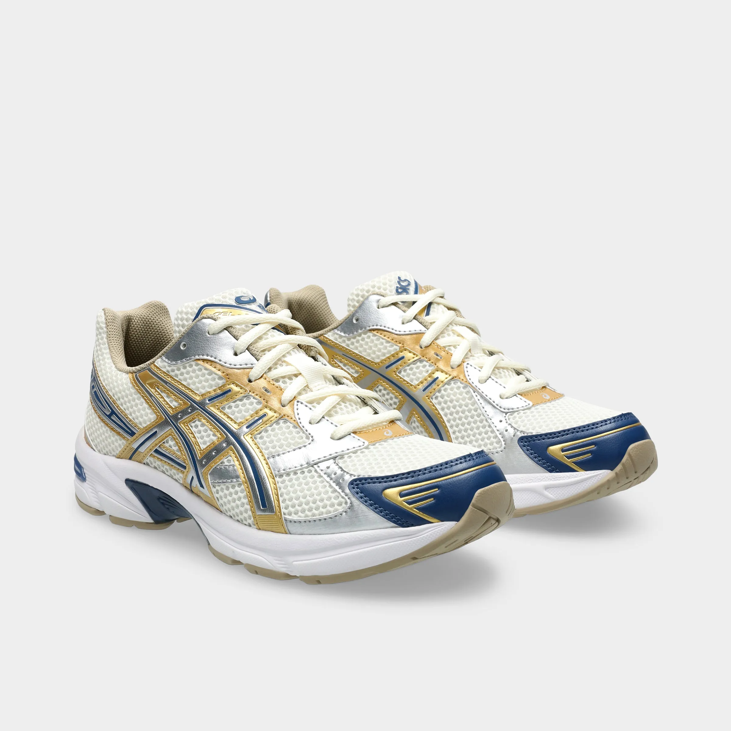 Asics GEL-1130 Cream / Pure Silver Casual Shoes easy to remove