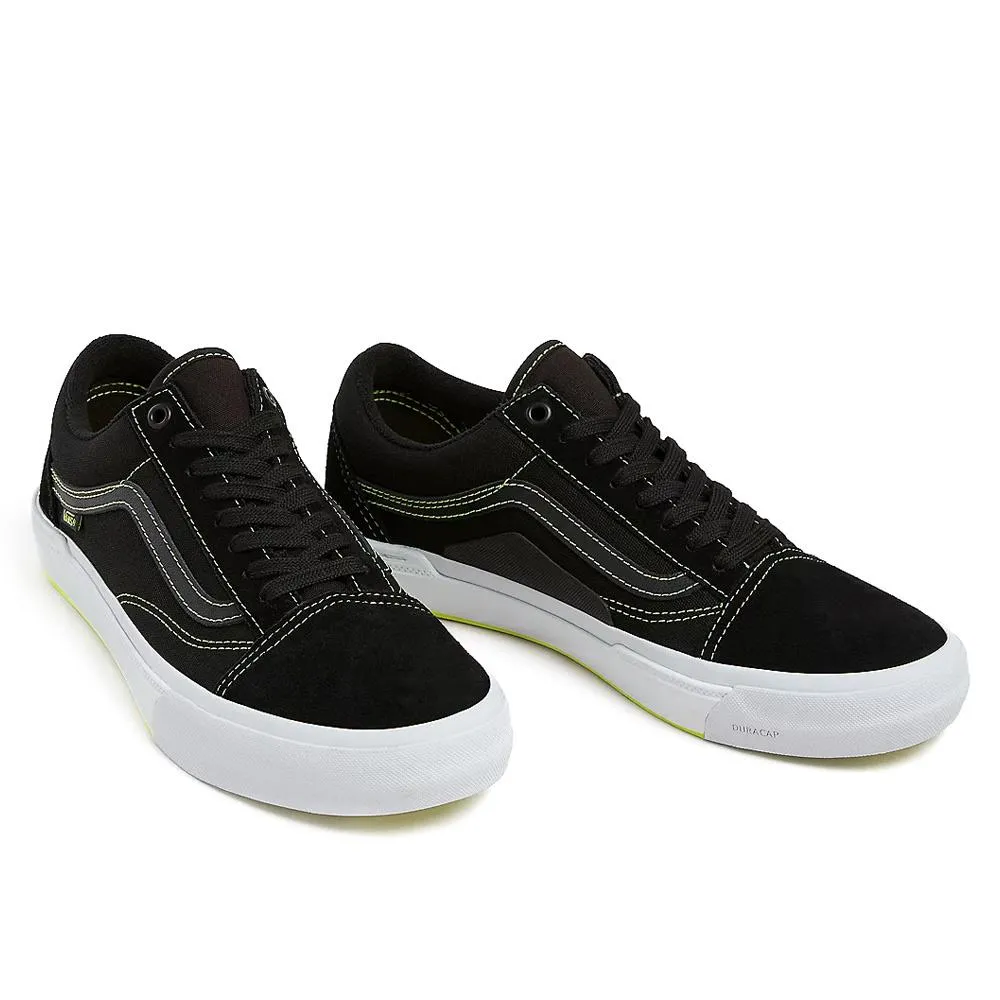 Pro Skate Responsive Fit Vans BMX Old Skool - Black/Neon Yellow