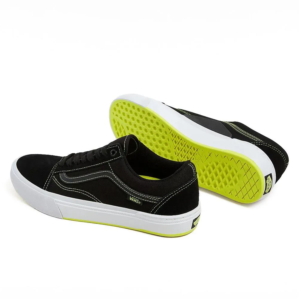 Elastic tongue Low Build Vans BMX Old Skool - Black/Neon Yellow