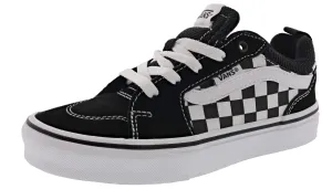 Motion control Abrasion Resistance Vans Kid's Filmore Low Vulcanized Rubber Skating Shoes