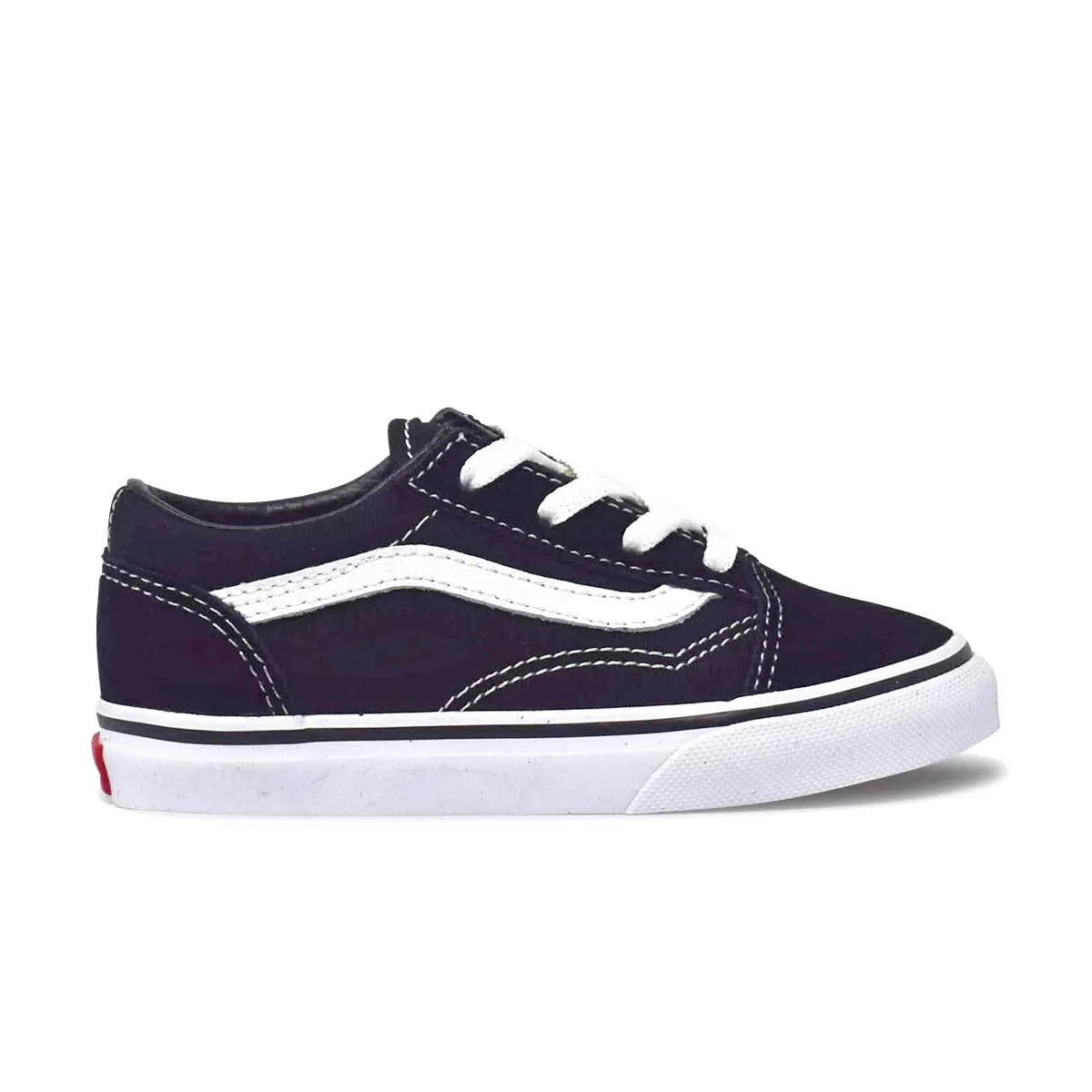 Vans Old Skool Black Toddler Shoes Elastic Band Touch Comfort