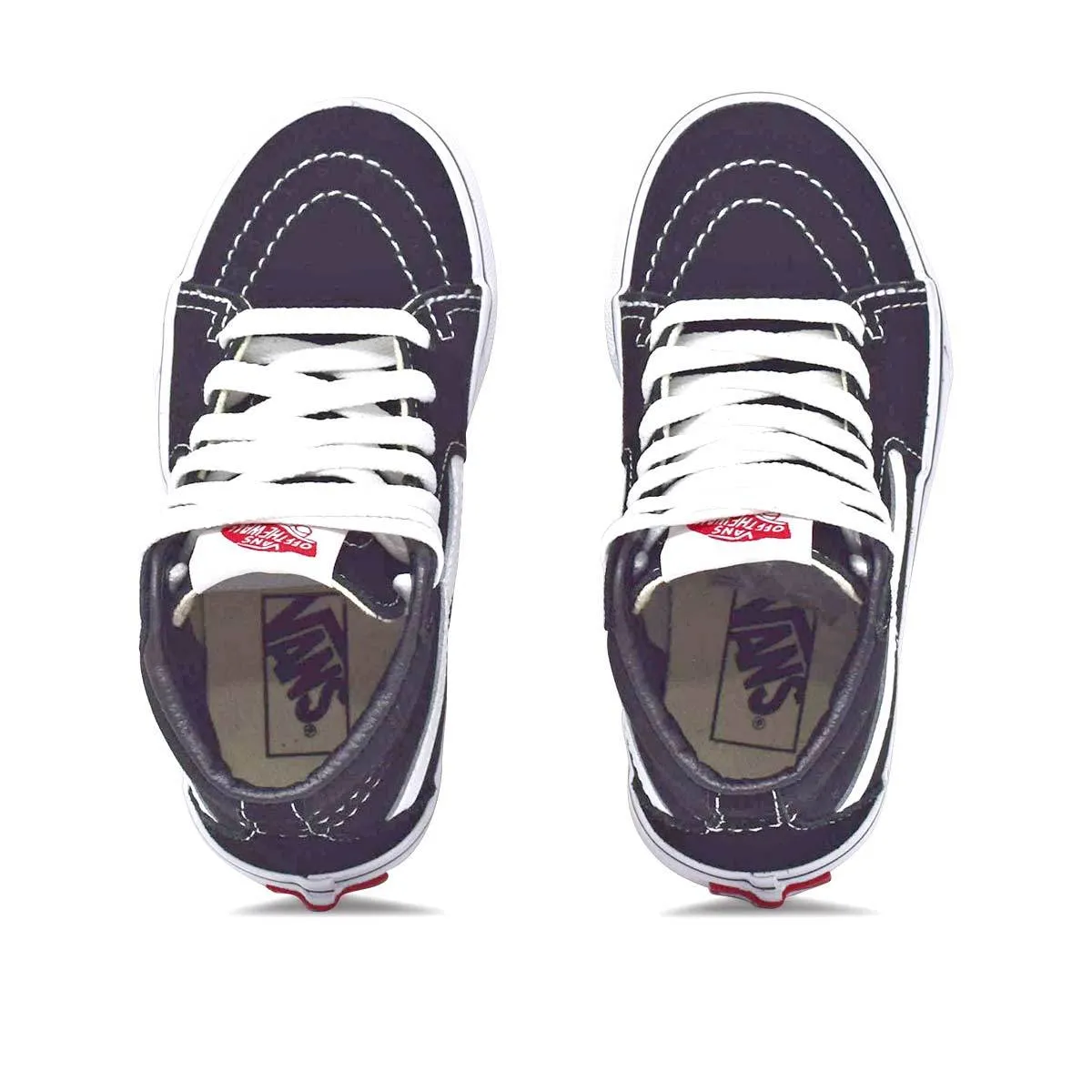 VANS Sk8-Hi Black Little Kids' Shoes Out And Go Simple Pair