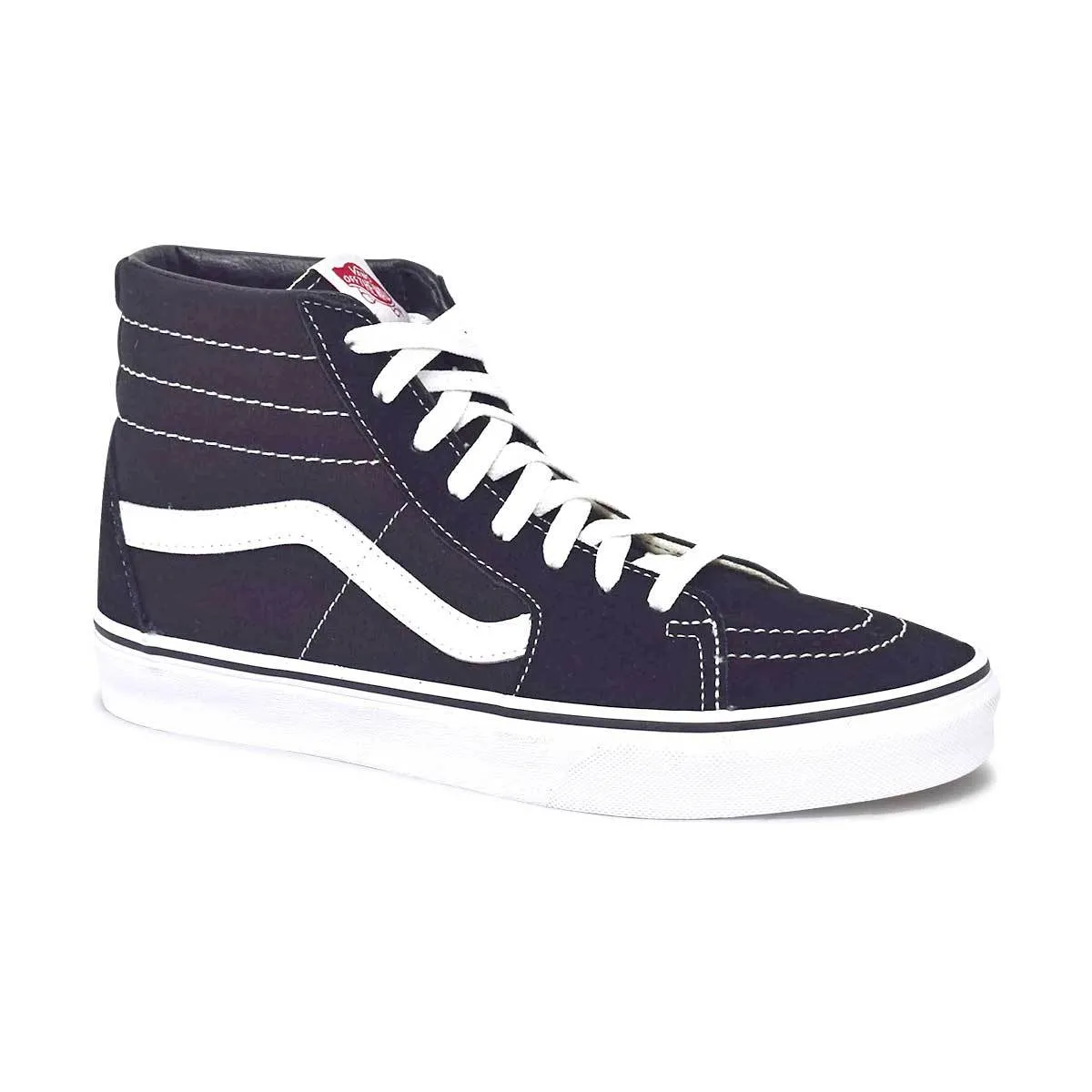 Fashionable Hill Tough VANS Sk8-Hi Black/White Shoes