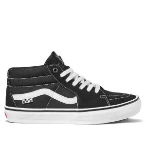 light feel Vans Skate Grosso Mid - Black/White