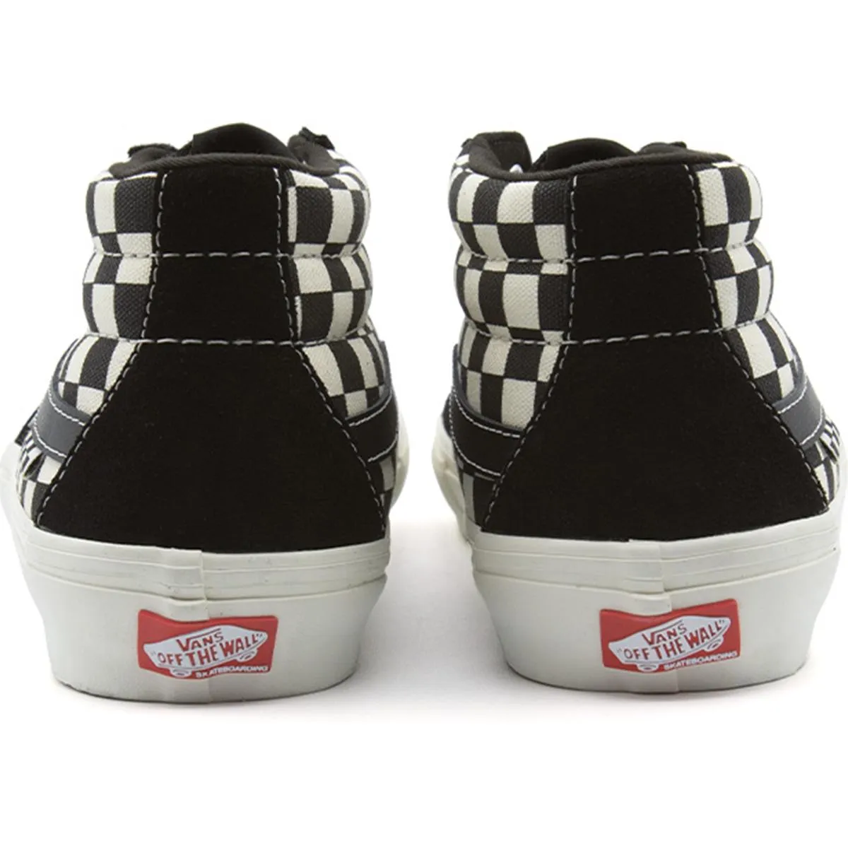 Vans Skate Grosso Mid - Checkerboard Black/Marshmallow Daily Fashion Skate Fit