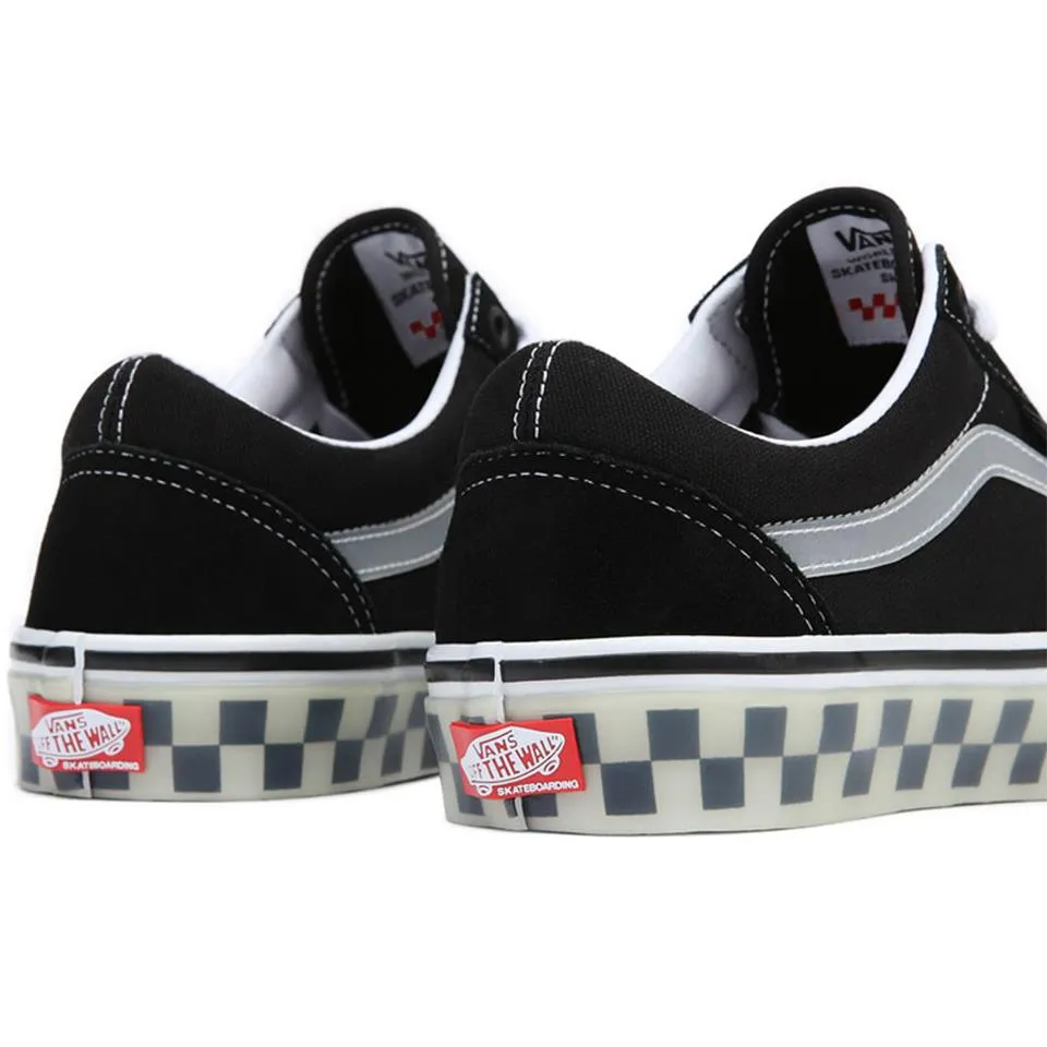 Vans Skate Old Skool - Translucent Rubber/Black/Clear Grip Guard Speedy Ride