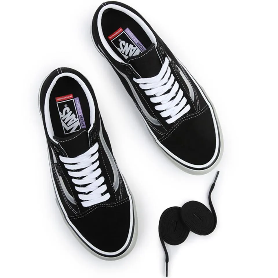 Vans Skate Old Skool - Translucent Rubber/Black/Clear Comfortable Foot Feel