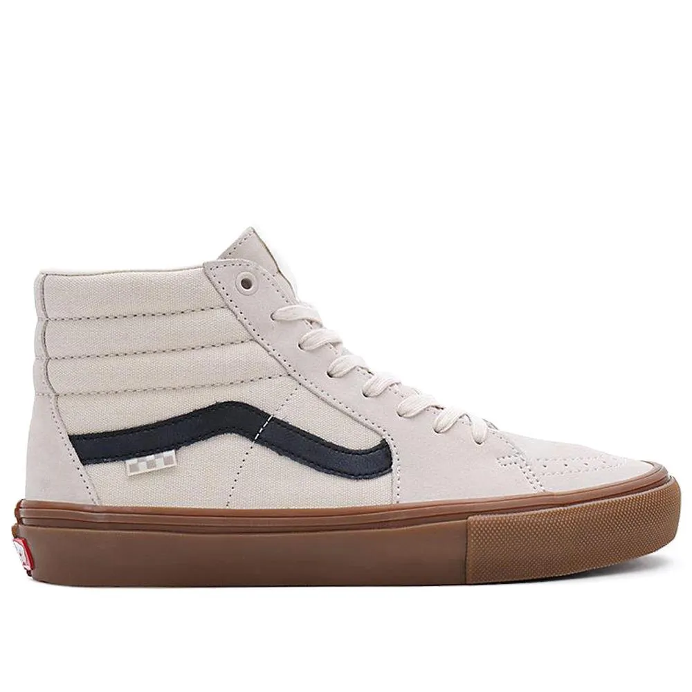 Canvas Upper Easy Use Vans Skate Sk8-Hi - Birch/Gum