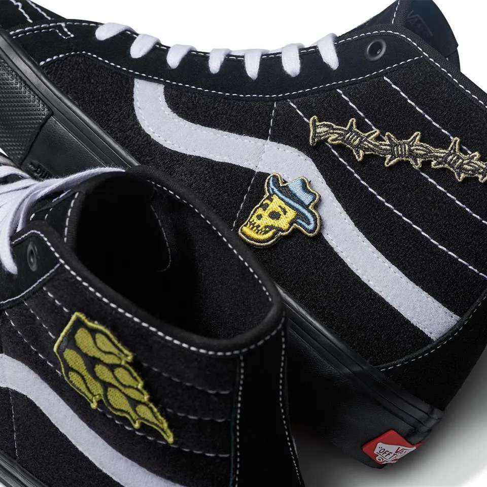 Vans Skate Sk8 Hi Decon - Elijah Berle Black/Black Suburban Ride