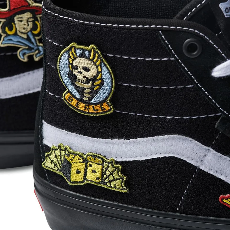 Daily Commuting Comfortable Action Vans Skate Sk8 Hi Decon - Elijah Berle Black/Black