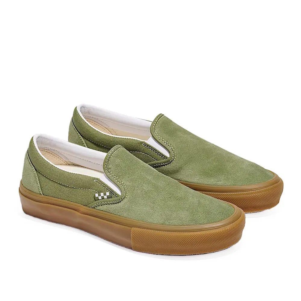Vans Skate Slip-On - Green/Gum Dynamic Comfort Fit Athletic Touch