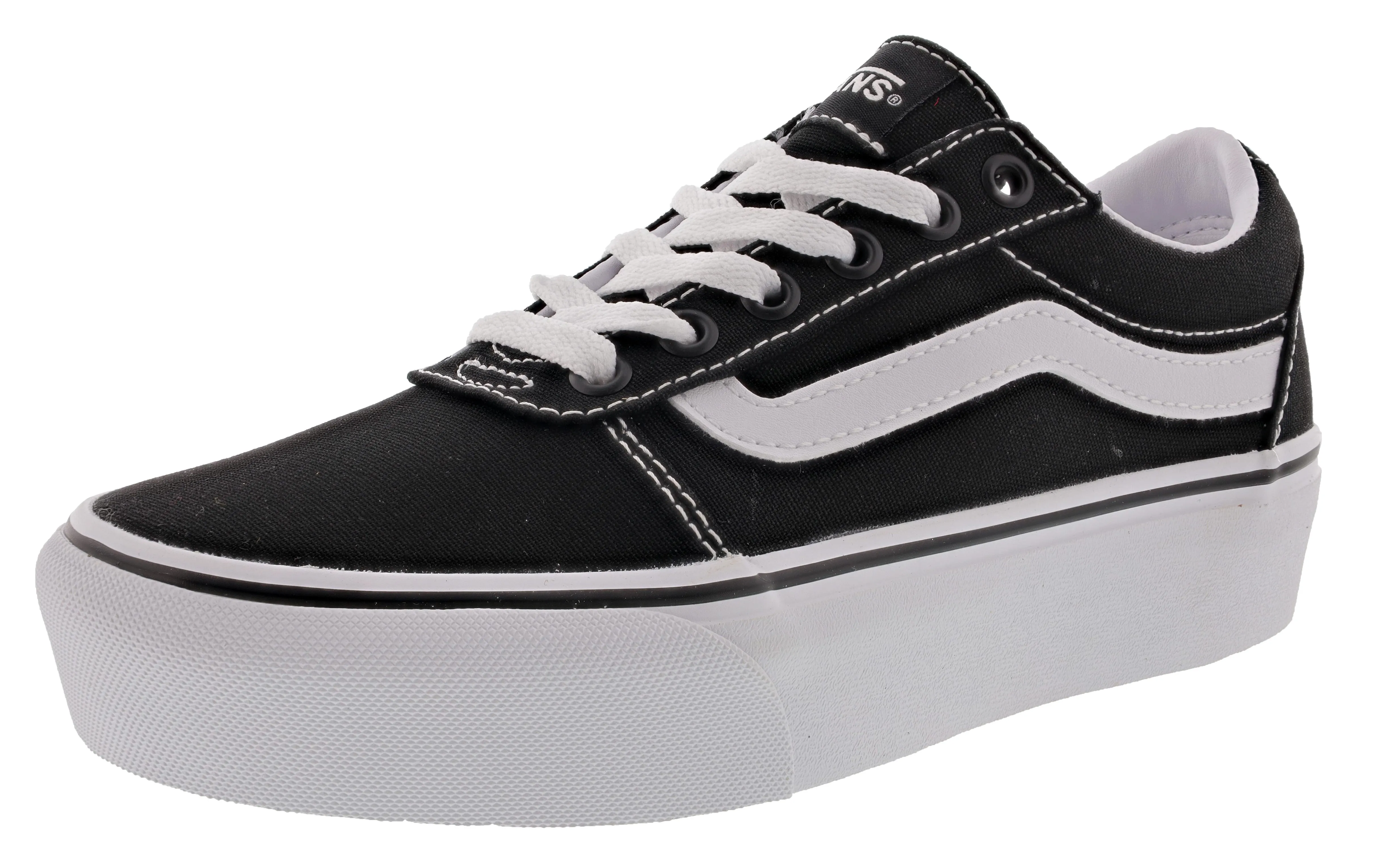 Vans Women's Ward Vulcanized Rubber Platform Shoes Speedy Ride
