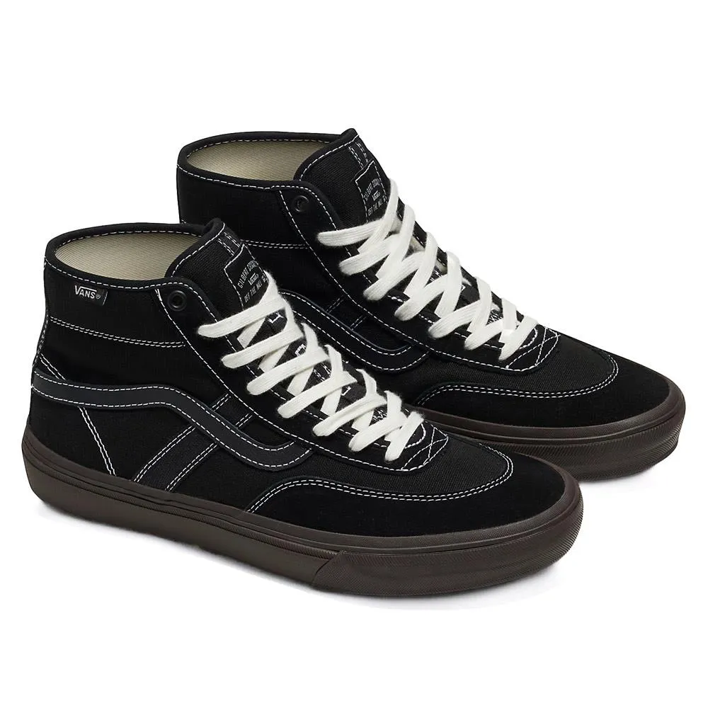 High Support Quick Ride Vans Skate Crockett High - Black/Chocolate