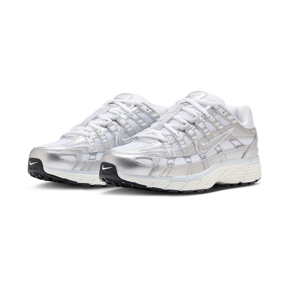 Nike P-6000 'Blue Tint Metallic Silver' Women's Shoes Zero Pressure Slim Build