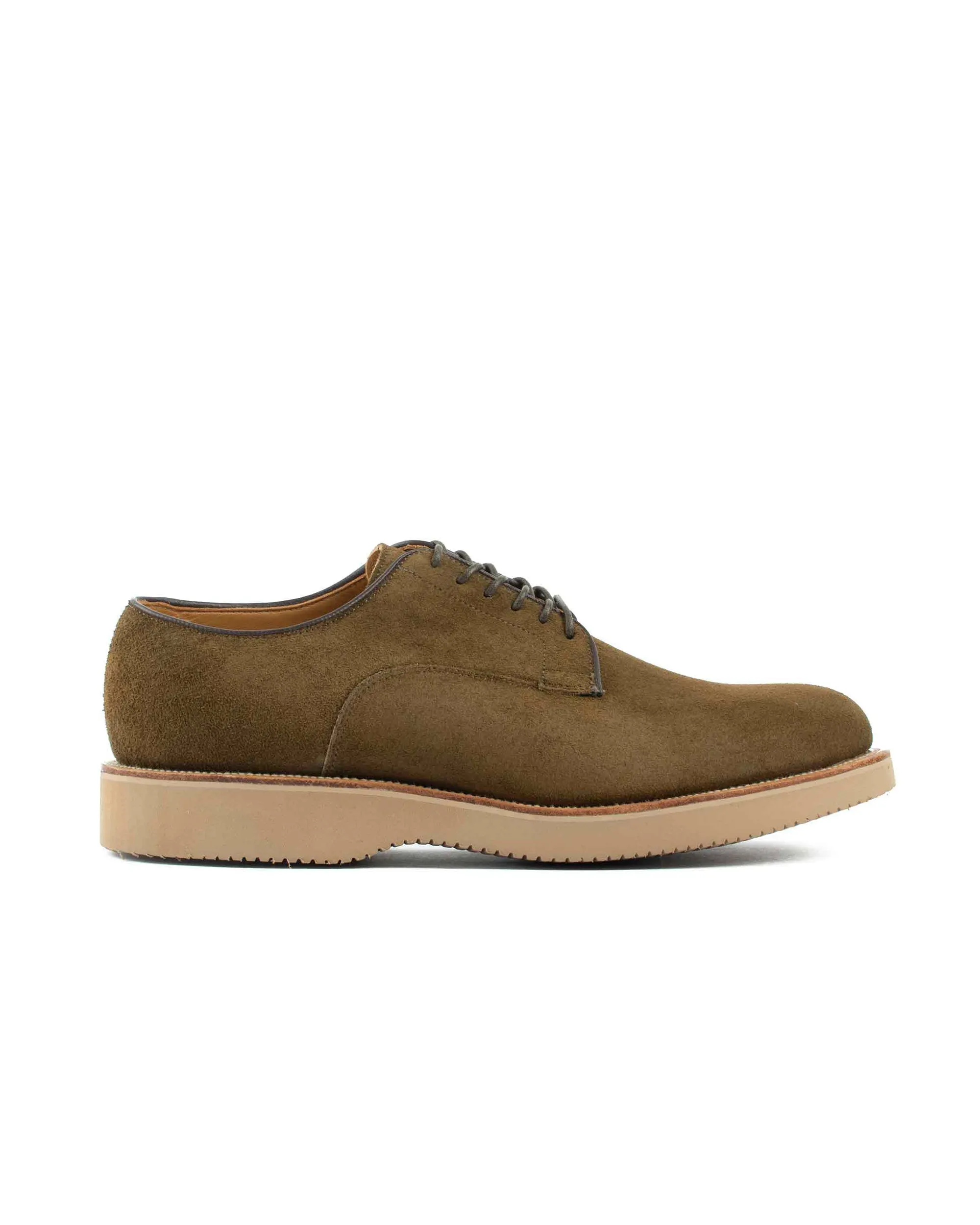 least comfortable Viberg Mushroom Chamois Roughout Derby Shoe