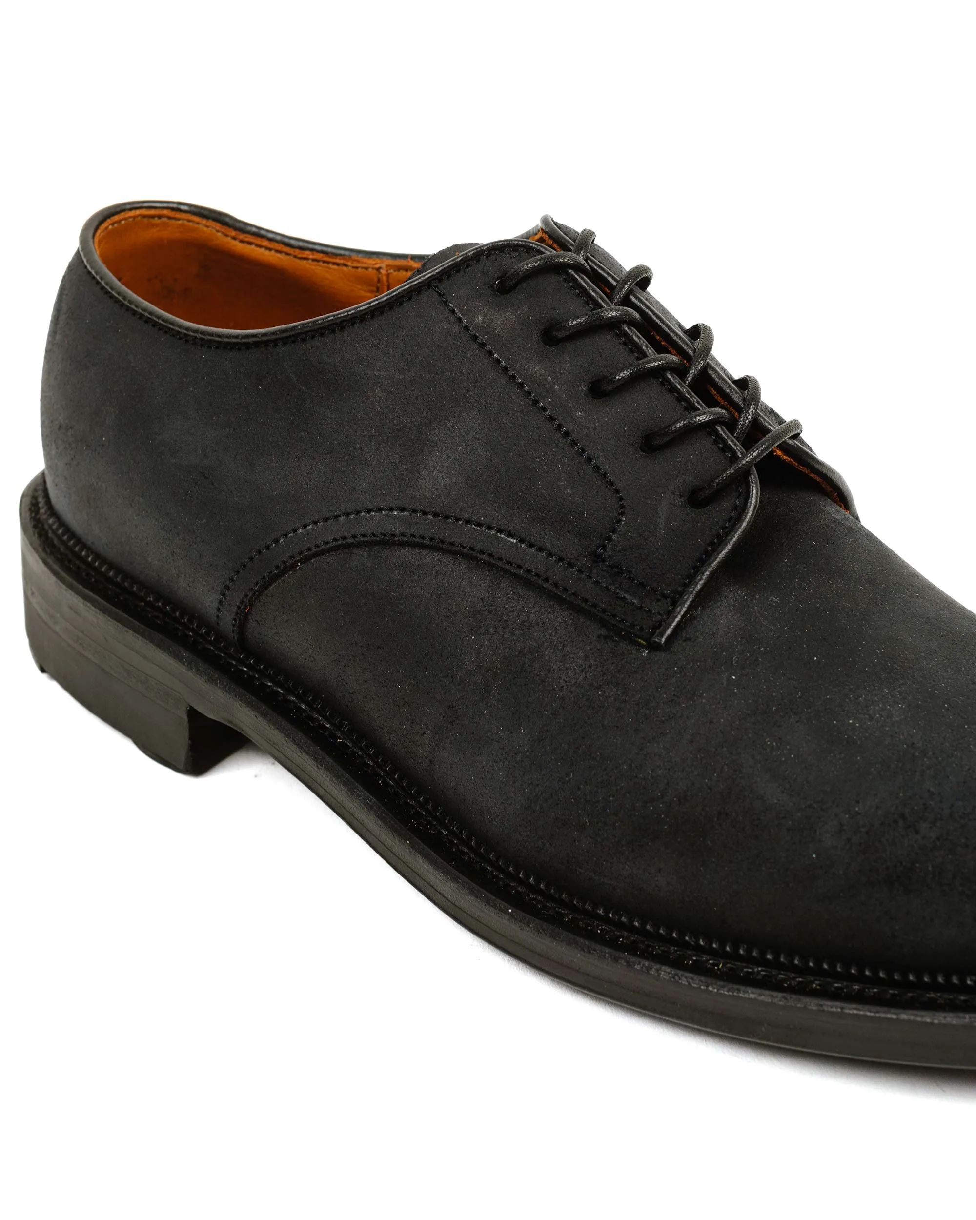 Viberg Rockland Blucher Black Waxy Commander most beach All-day Comfort