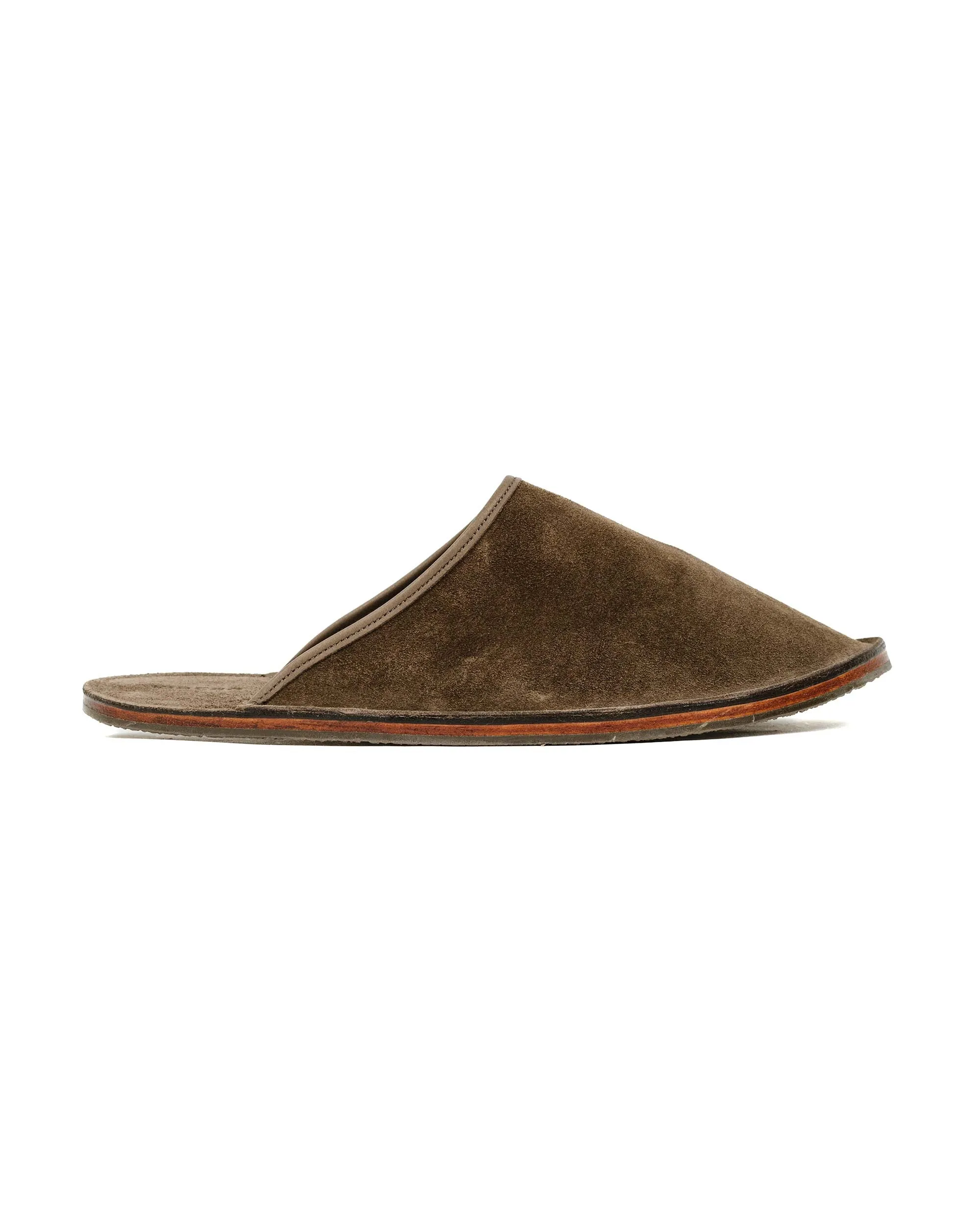 Ultra-soft traction Viberg Slide Thyme Janus Calf Suede