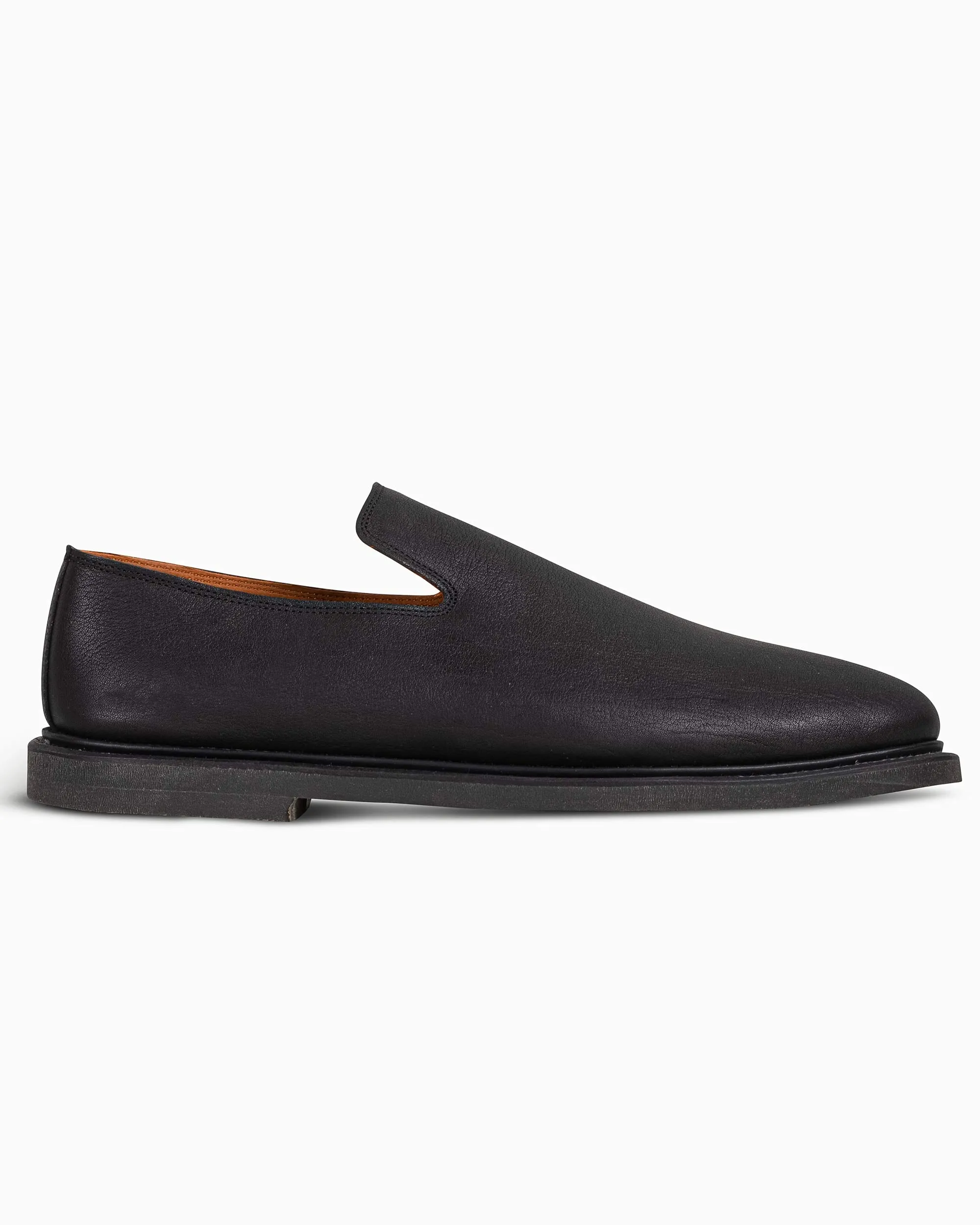 Viberg Slipper Nero Washed Kangaroo sophisticated adults' choices All-around cushioning