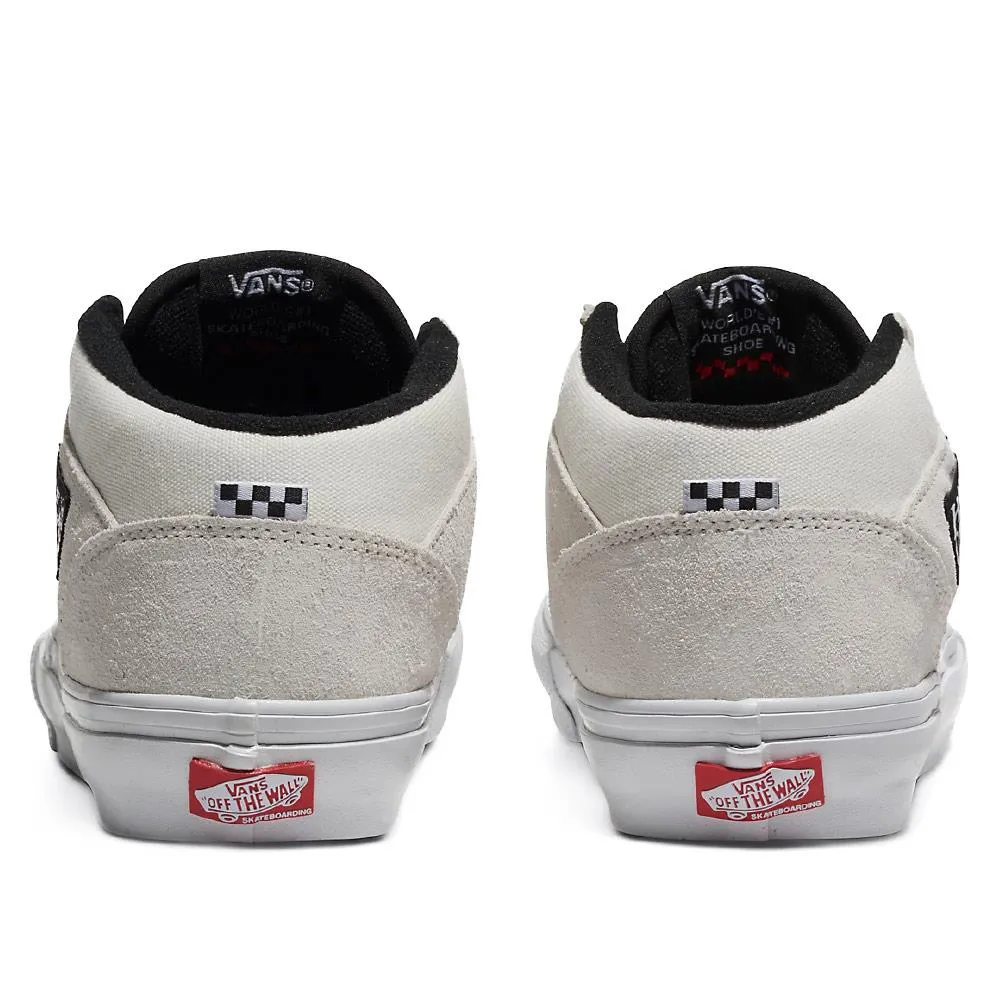 Board Traction Skate Performance Ride Vans Skate Half Cab - White/Black