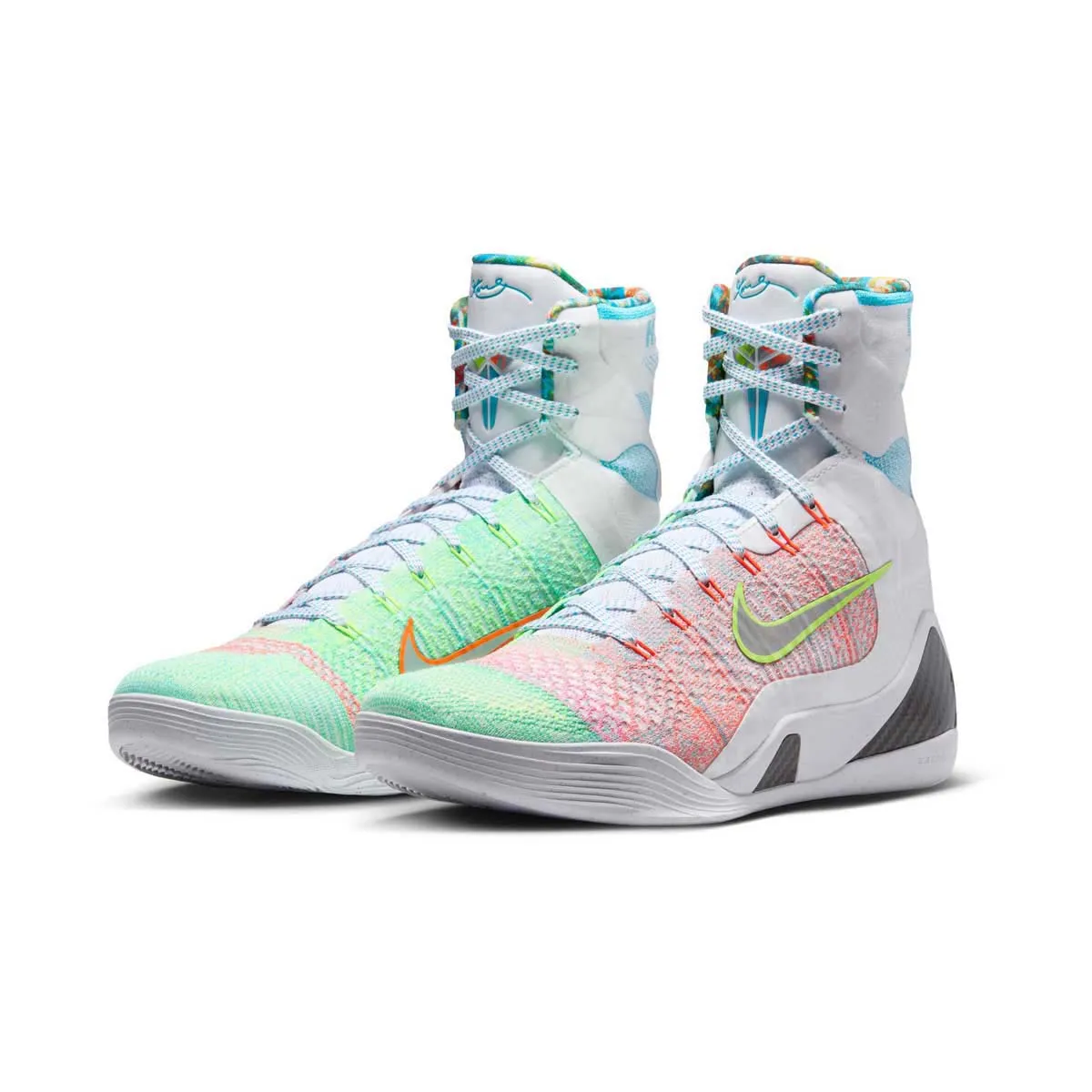 Active Day City Bright Kobe IX Elite High Protro 'What The' Basketball Shoes