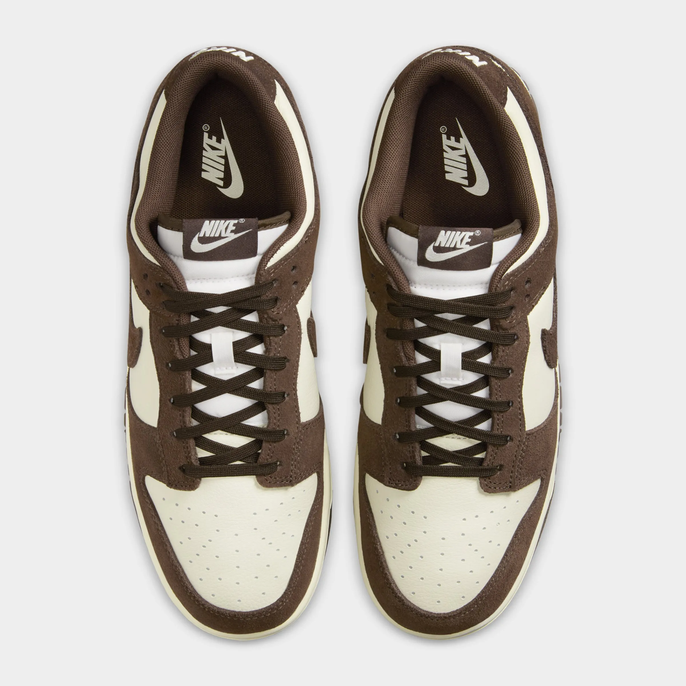 Lightweight Performance Breathable Inner Lining Nike Dunk Low Retro SE Pale Ivory / Baroque Brown