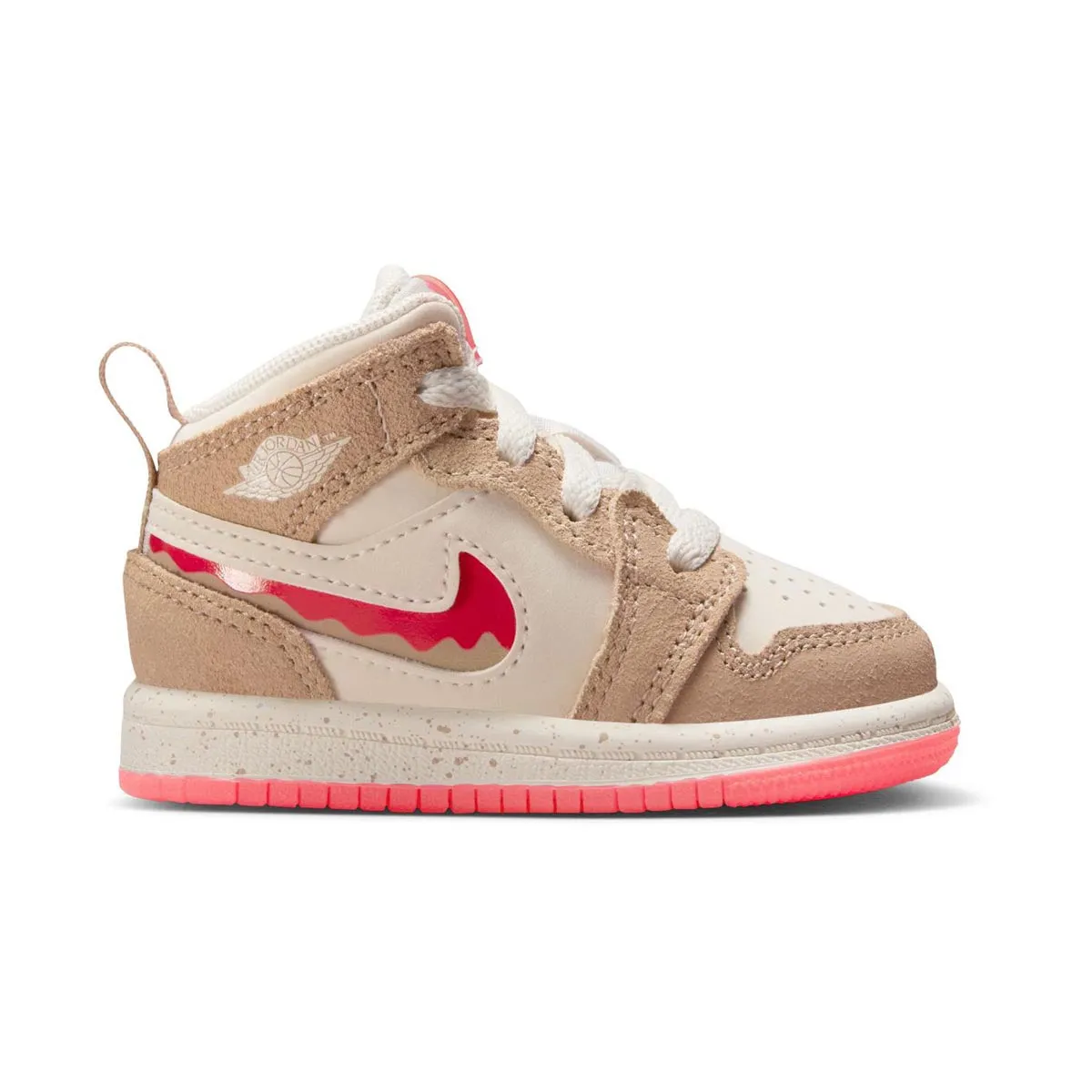Jordan 1 Mid SE 'Peanut Butter & Jelly' Baby/Toddler Shoes Planet Mood