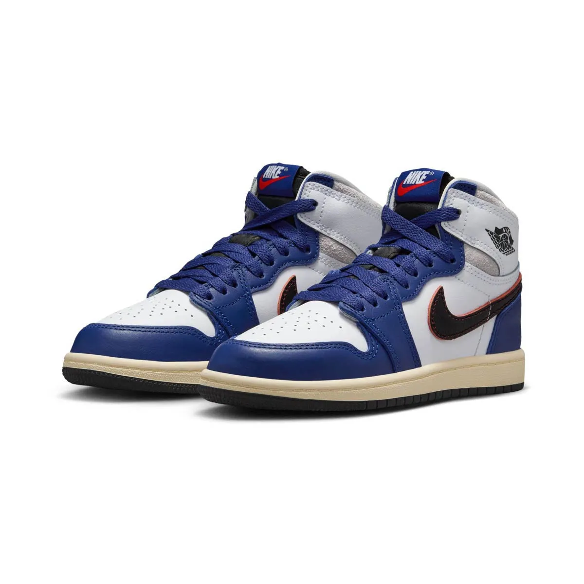 Velvet Rich Style Pop Jordan 1 Retro High OG 'Rare Air Deep Royal Blue' Little Kids' Shoes