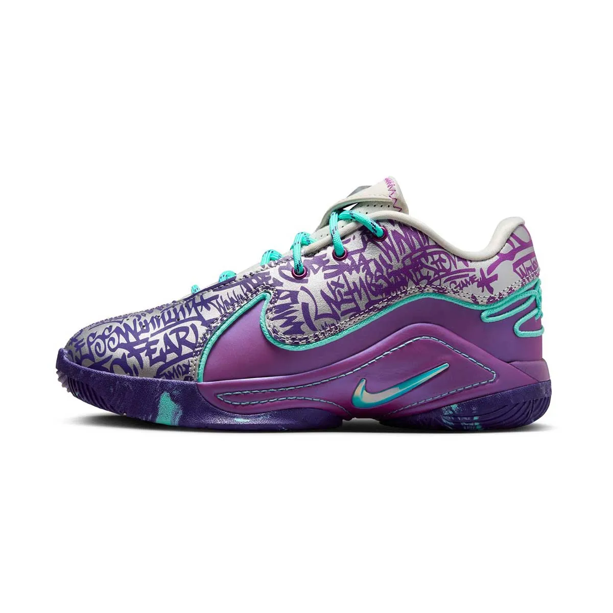 Soft Grip Outdoor Casual LeBron XXII 'Frozen Grapes' Big Kids' Basketball Shoes
