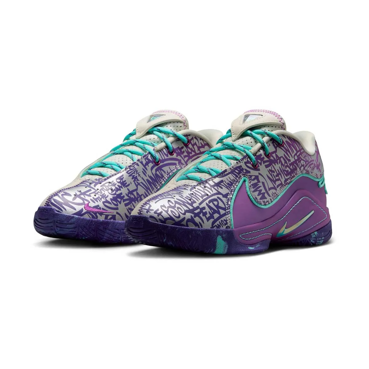 LeBron XXII 'Frozen Grapes' Big Kids' Basketball Shoes Cushioned Footbed Walking