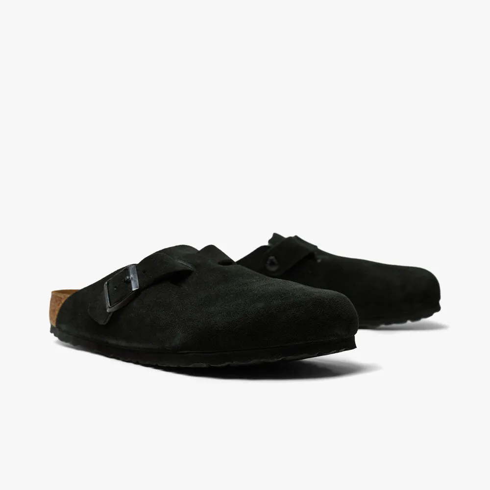 Smart Look Soft Landing Birkenstock Boston Suede / Black
