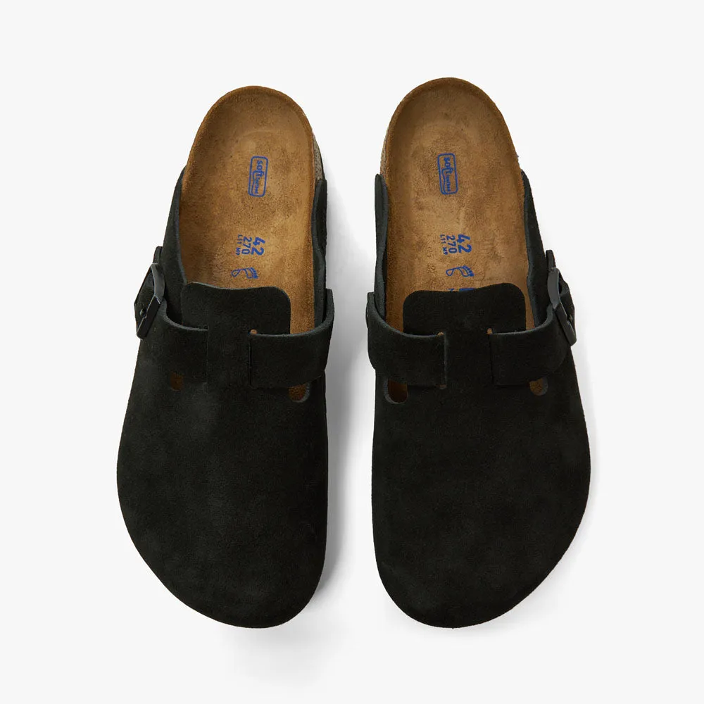 Birkenstock Boston Suede / Black Model Day