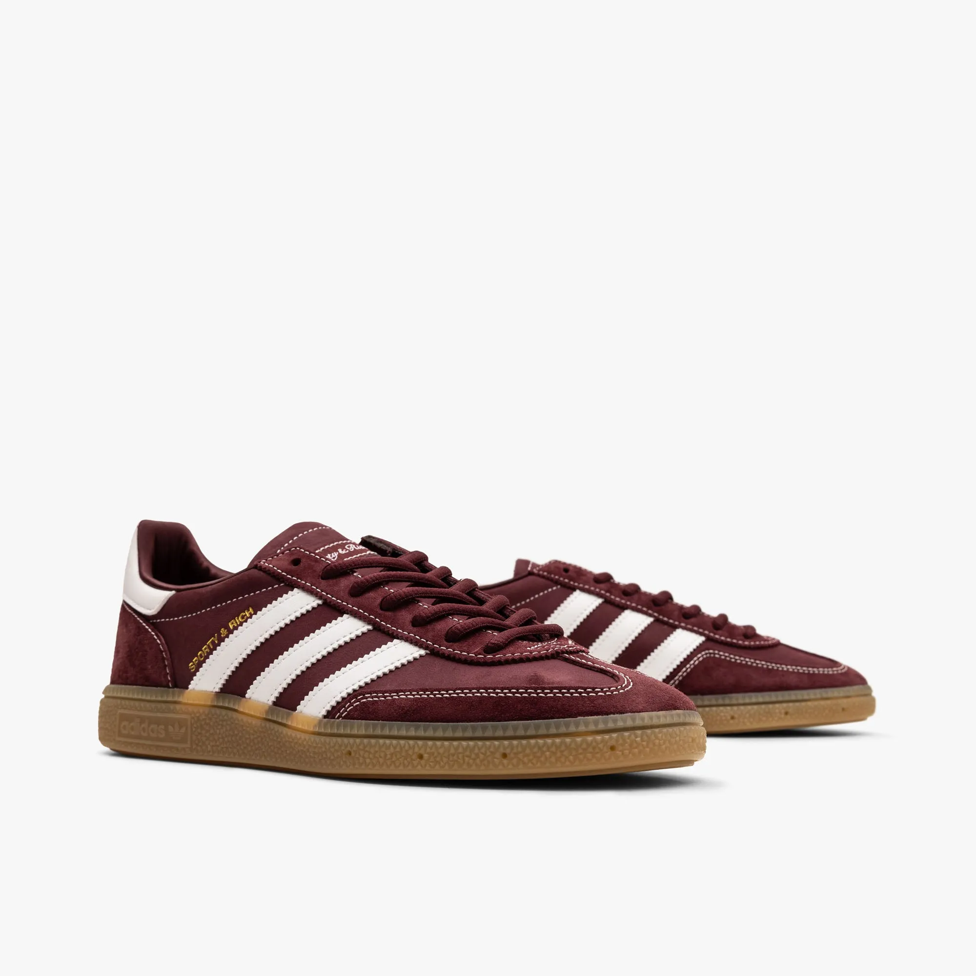 Night Hike adidas Originals x Sporty & Rich Handball Spezial Shadow Red / Cloud White - Gum