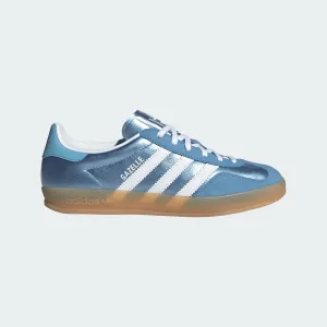 skateboarders Elevated Sole womens adidas gazelle indoor (blue/cloud white)