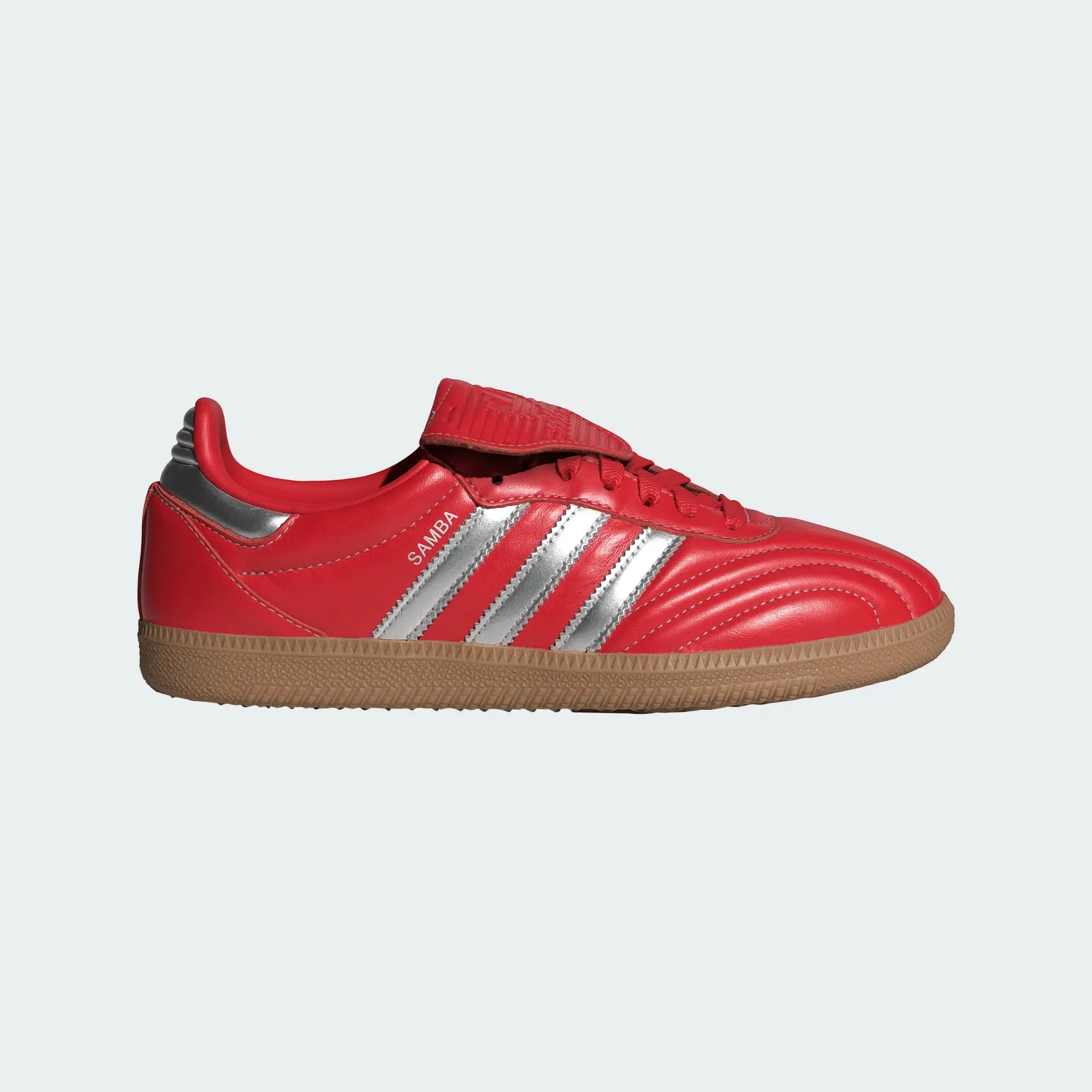 closure - type womens adidas samba lt (better scarlet/silver metallic)