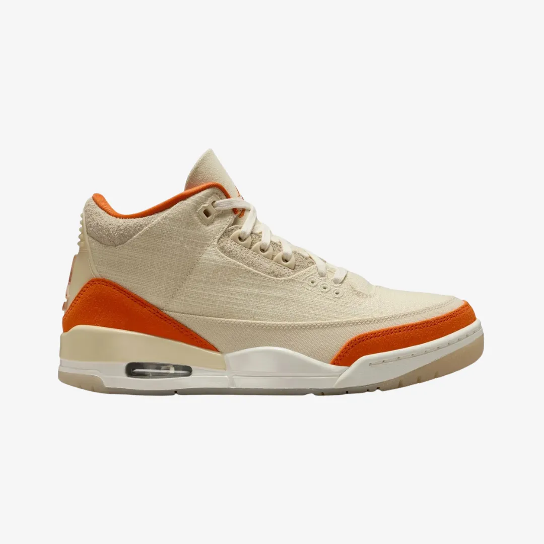 womens jordan 3 retro (starfish) least fashionable classic - look