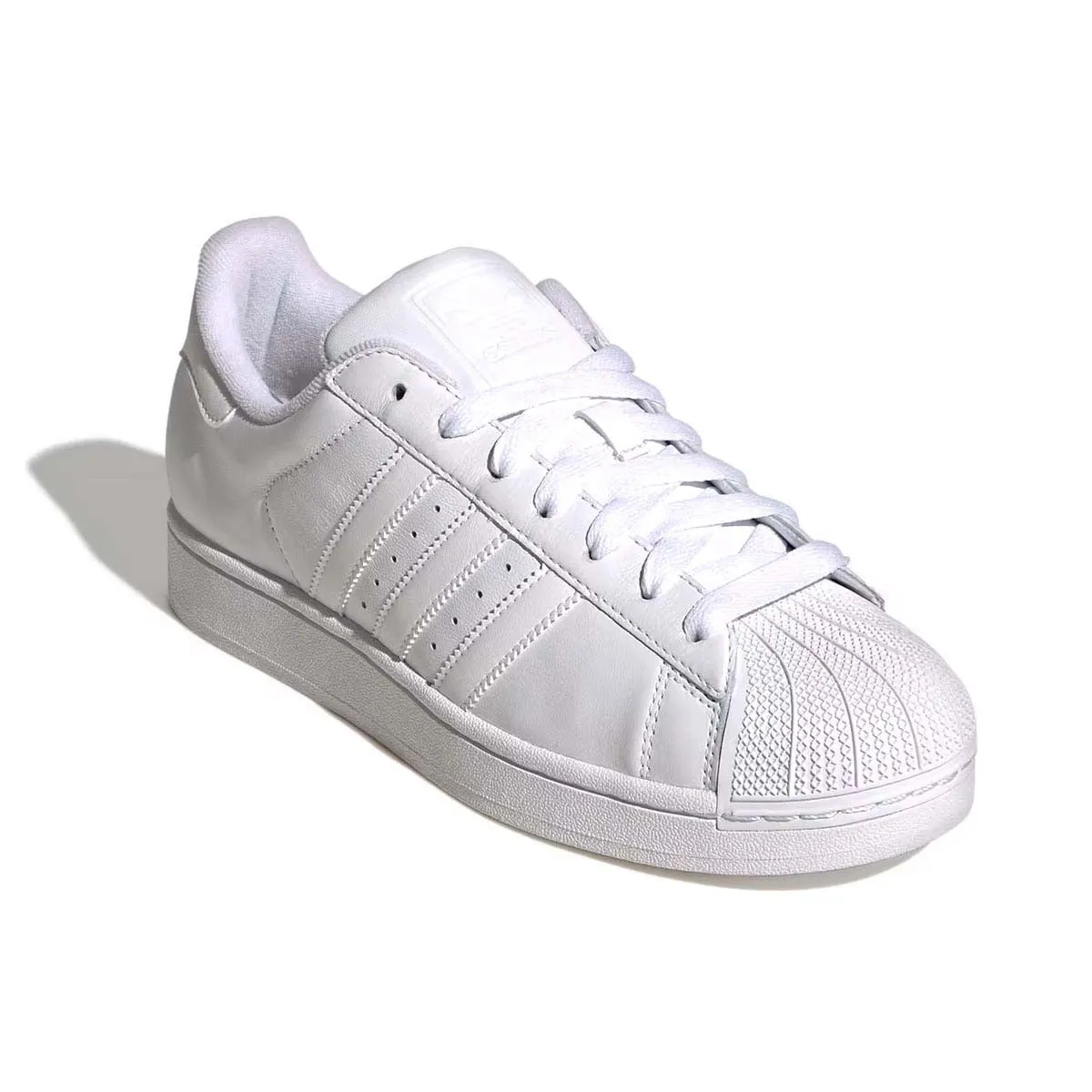 Dynamic Flexibility Abrasion Protection Adidas Superstar II 'Triple White' Men's Shoes
